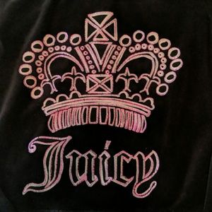 Black Juicy Velour Jacket size Small